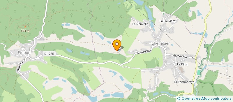 localisation de l'entreprise MONSIEUR EDDY FLEURY  CHENEBIER