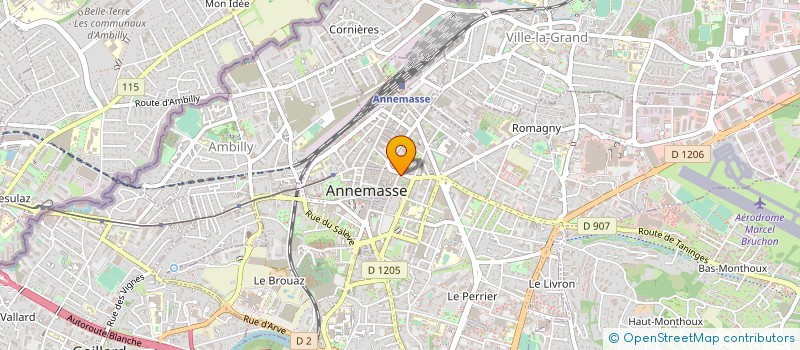 localisation de l'entreprise MONSIEUR EDDY FLORENT à ANNEMASSE
