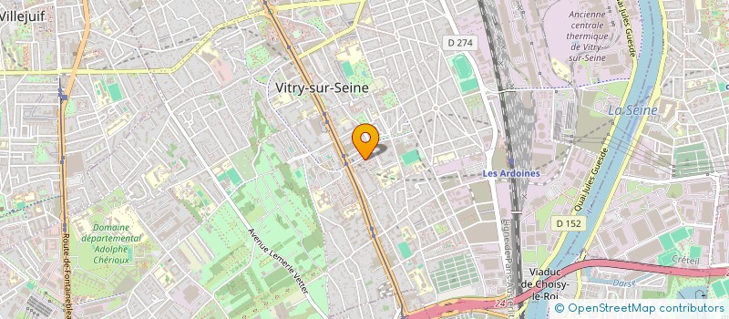 localisation de l'entreprise MONSIEUR EDDY FOURNIER  VITRY-SUR-SEINE