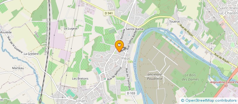 localisation de l'entreprise MONSIEUR EDDY FRADET à FLEAC