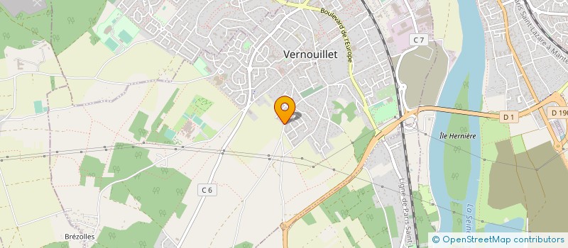 localisation de l'entreprise MONSIEUR EDDY FRAMERY  VERNEUIL-SUR-SEINE