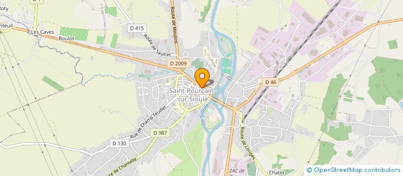 localisation de l'entreprise MONSIEUR EDDY FROMENTEAU à SAINT-POURCAIN-SUR-SIOULE