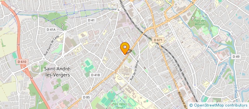 localisation de l'entreprise MONSIEUR EDDY FUCHS  LA RIVIERE-DE-CORPS