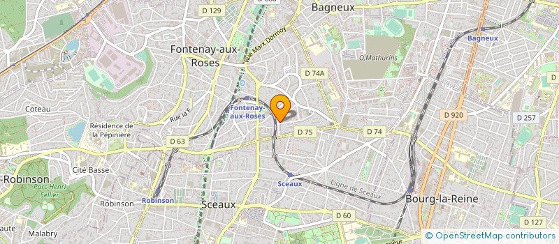 localisation de l'entreprise MONSIEUR EDDY GENE à FONTENAY-AUX-ROSES