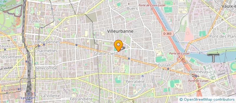 localisation de l'entreprise MONSIEUR EDDY GEOFFREY  VILLEURBANNE