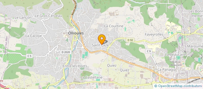 localisation de l'entreprise MONSIEUR EDDY GERARD à OLLIOULES