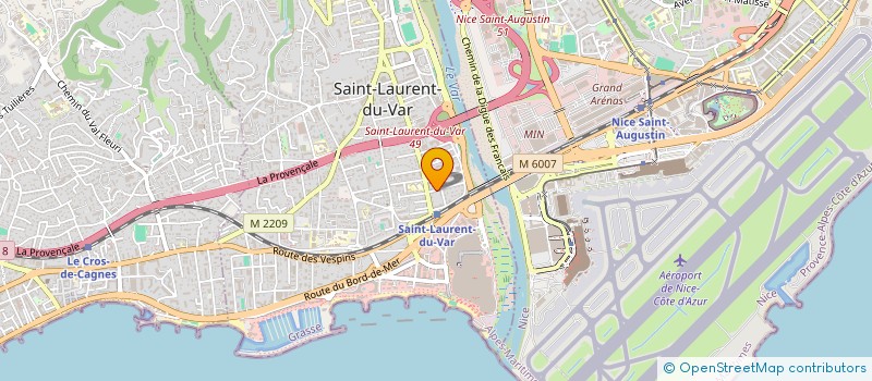 localisation de l'entreprise MONSIEUR EDDY GIANELLI à SAINT-LAURENT-DU-VAR