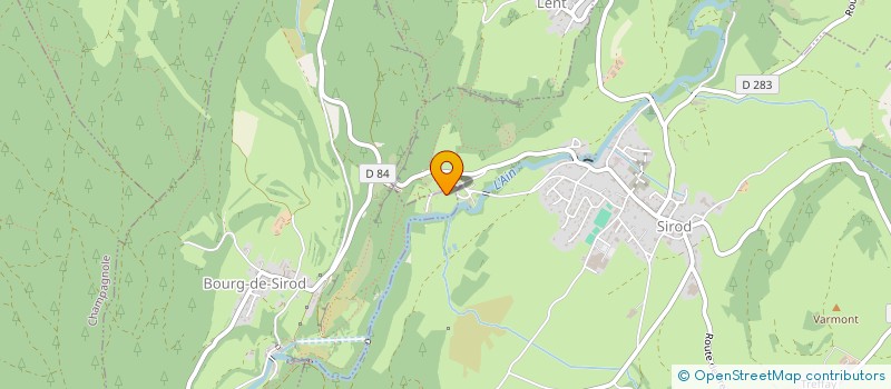 localisation de l'entreprise MONSIEUR EDDY GOBET  BOURG-DE-SIROD