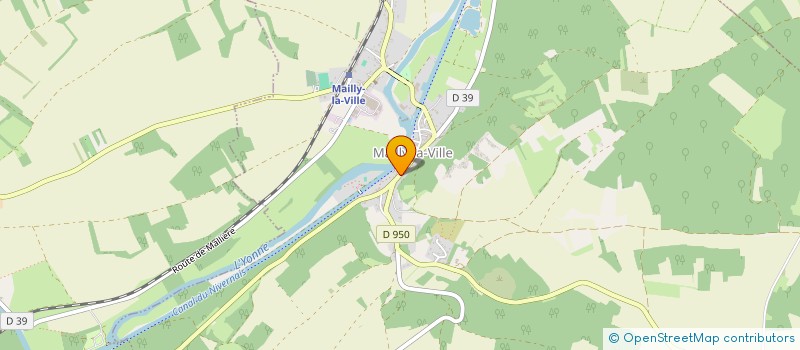 localisation de l'entreprise MONSIEUR EDDY GONZALEZ  MAILLY-LA-VILLE