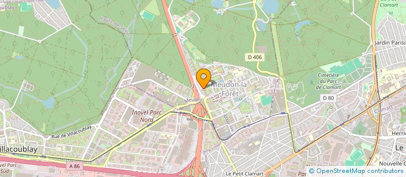 localisation de l'entreprise MONSIEUR EDDY GOSSIN  MEUDON