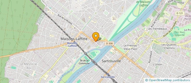 localisation de l'entreprise MONSIEUR EDDY GRAOUI  MAISONS-LAFFITTE