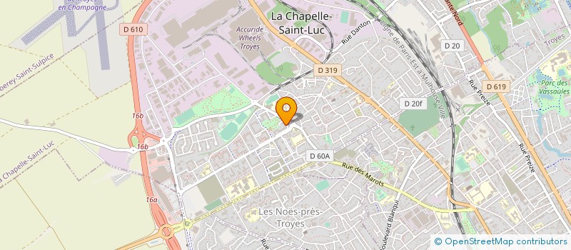 localisation de l'entreprise MONSIEUR EDDY GUILLOT  PONT-SAINTE-MARIE