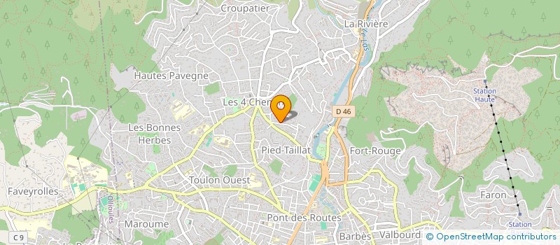 localisation de l'entreprise MONSIEUR EDDY HADJI  TOULON