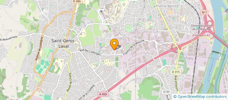 localisation de l'entreprise MONSIEUR EDDY HAMEL  SAINT-GENIS-LAVAL