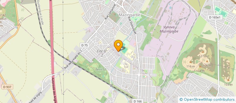 localisation de l'entreprise MONSIEUR EDDY HEMBERT  MAZINGARBE