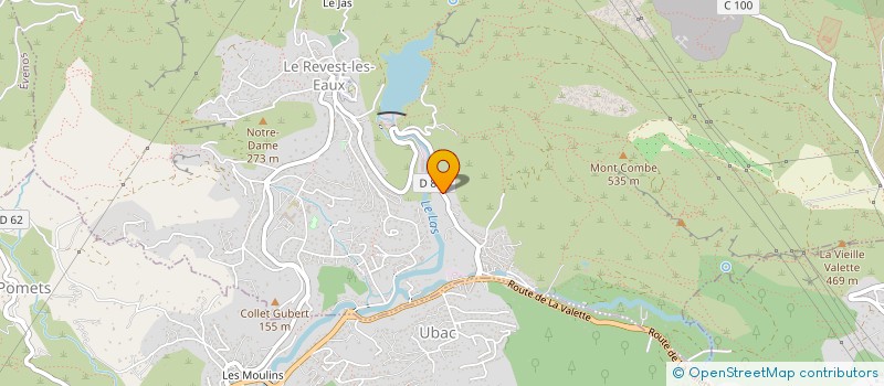 localisation de l'entreprise MONSIEUR EDDY HERMITTE  LE REVEST-LES-EAUX