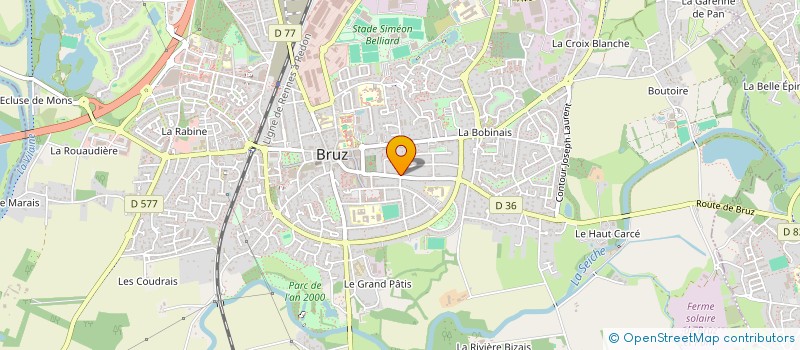 localisation de l'entreprise MONSIEUR EDDY HIERSO  BRUZ