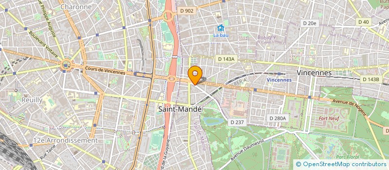 localisation de l'entreprise MONSIEUR EDDY HOUNDOU  SAINT-MANDE