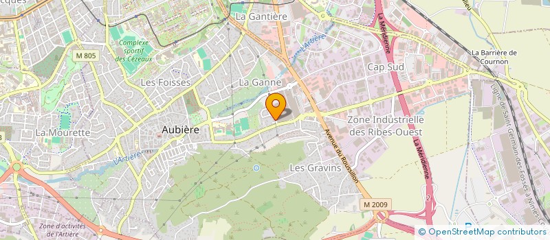 localisation de l'entreprise MONSIEUR EDDY JARGAILLE  AUBIERE