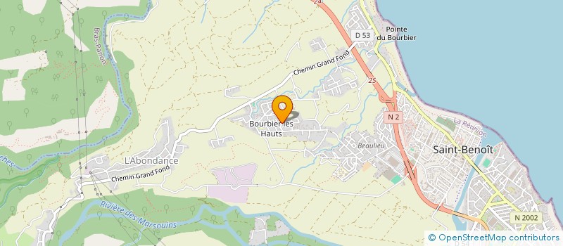 localisation de l'entreprise MONSIEUR EDDY JEAN PHILIPPE NOURRY  SAINT-BENOIT