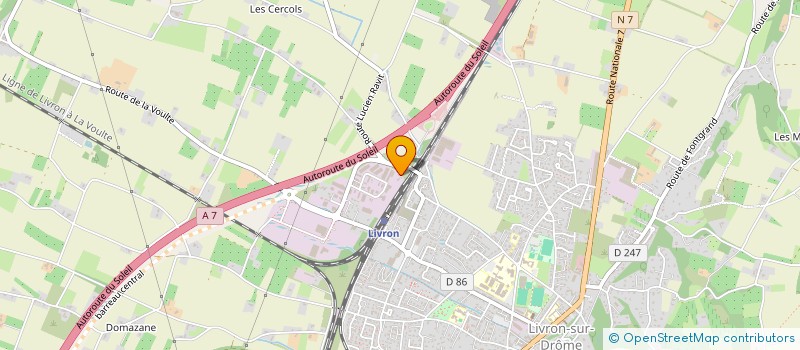 localisation de l'entreprise MONSIEUR EDDY JEANNE  LIVRON-SUR-DROME