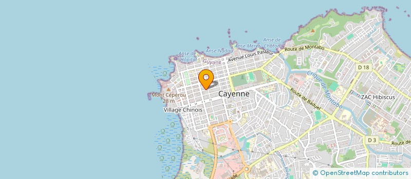 localisation de l'entreprise MONSIEUR EDDY JIMENEZ SANCHEZ à CAYENNE