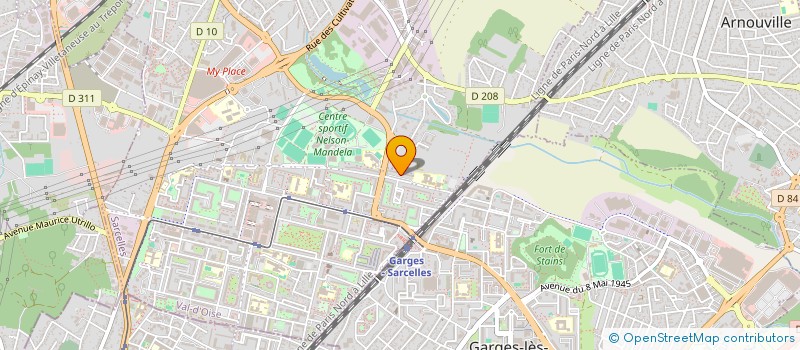 localisation de l'entreprise MONSIEUR EDDY JOSEPH  SARCELLES