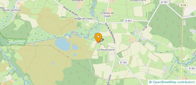 localisation de l'entreprise MONSIEUR EDDY JOUARY à SAINT-PATRICE-DE-CLAIDS