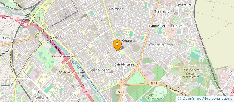 localisation de l'entreprise MONSIEUR EDDY JOUGLET  REIMS