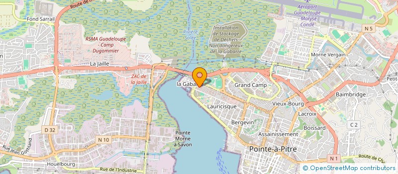 localisation de l'entreprise MONSIEUR EDDY JOVIAL  POINTE A PITRE