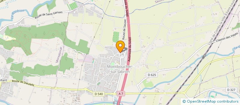 localisation de l'entreprise MONSIEUR EDDY JUAN  MONTBOUCHER-SUR-JABRON