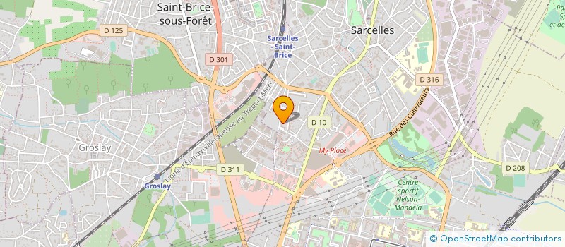 localisation de l'entreprise MONSIEUR EDDY JULES à SARCELLES