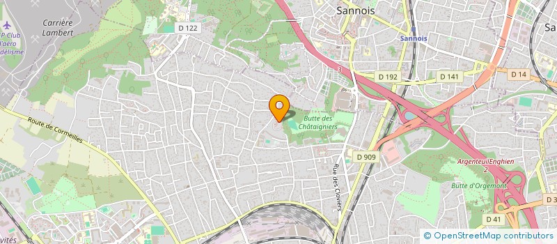 localisation de l'entreprise MONSIEUR EDDY KIANGANA TUZOLANA  ARGENTEUIL