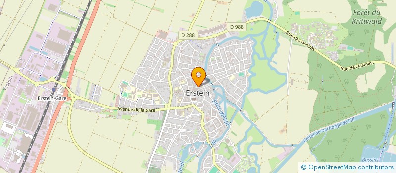 localisation de l'entreprise MONSIEUR EDDY KLIN  ERSTEIN