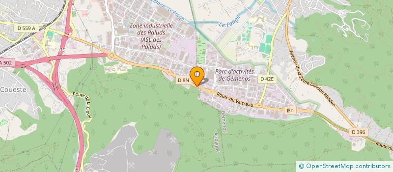 localisation de l'entreprise MONSIEUR EDDY KOUYOUMDJIAN à GEMENOS