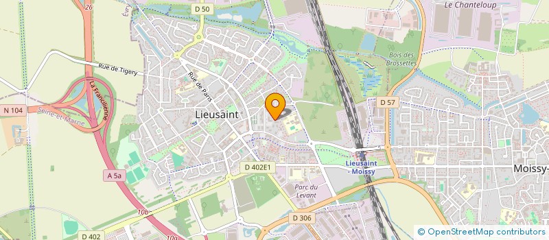 localisation de l'entreprise MONSIEUR EDDY KUMARAVELU  LIEUSAINT