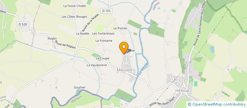 localisation de l'entreprise MONSIEUR EDDY L'HIGUINEN à LE MENIL-BROUT