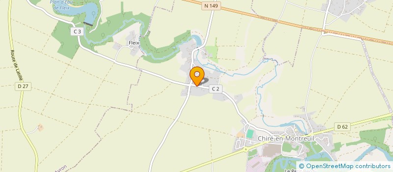 localisation de l'entreprise MONSIEUR EDDY LAMAZEROLLES  CHIRE-EN-MONTREUIL