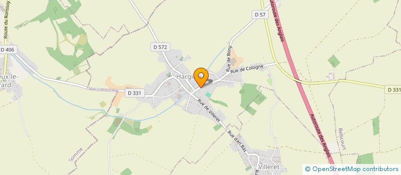 localisation de l'entreprise MONSIEUR EDDY LANGLET  VILLERET