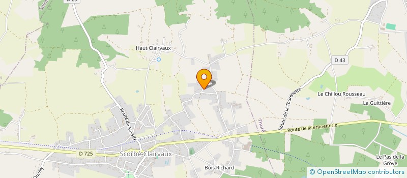 localisation de l'entreprise MONSIEUR EDDY LARTIGUE  SCORBE-CLAIRVAUX