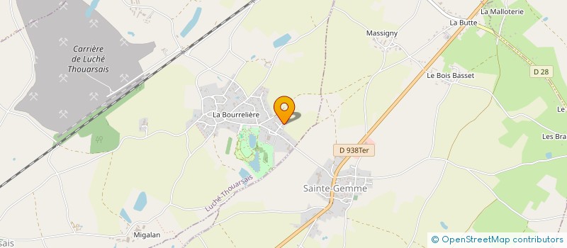 localisation de l'entreprise MONSIEUR EDDY LAURIN  LUCHE-THOUARSAIS