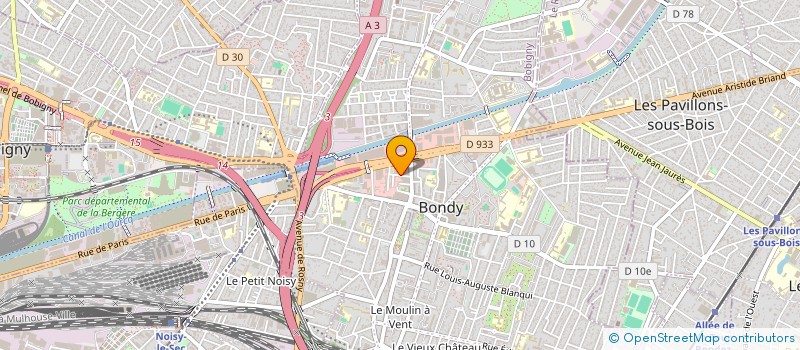 localisation de l'entreprise MONSIEUR EDDY LAVIGNE  BONDY