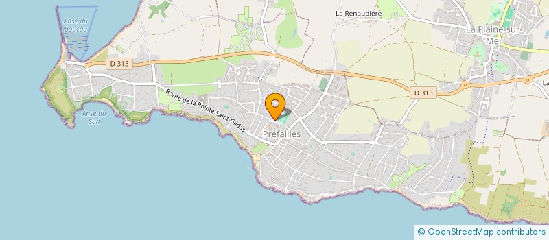 localisation de l'entreprise MONSIEUR EDDY LE GUENNEC à LA PLAINE-SUR-MER