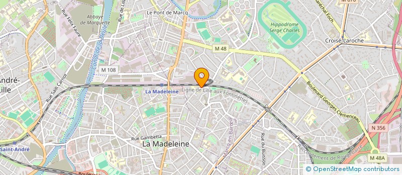 localisation de l'entreprise MONSIEUR EDDY LECLERCQ à MARCQ-EN-BARŒUL