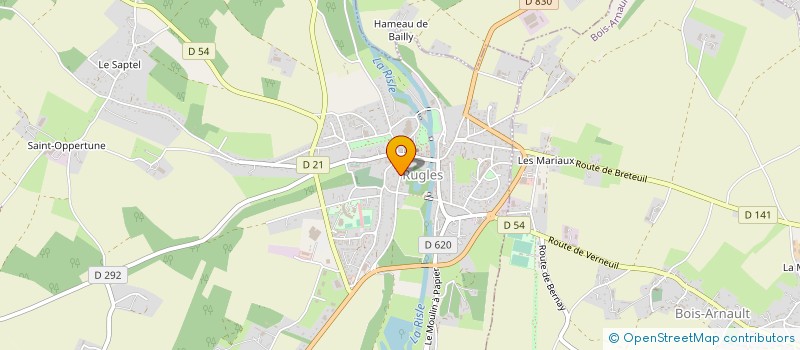 localisation de l'entreprise MONSIEUR EDDY LECOCQ  RUGLES