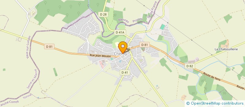 localisation de l'entreprise MONSIEUR EDDY LECOQ  CHEROY