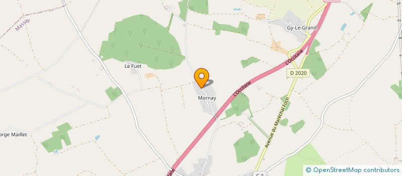 localisation de l'entreprise MONSIEUR EDDY LEDON  MASSAY