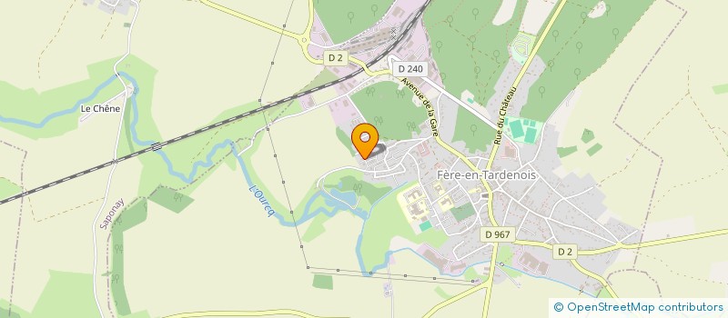localisation de l'entreprise MONSIEUR EDDY LEGRAND à FERE-EN-TARDENOIS
