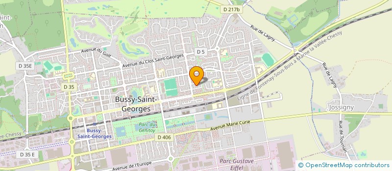 localisation de l'entreprise MONSIEUR EDDY LEIBOVICI  BUSSY-SAINT-GEORGES