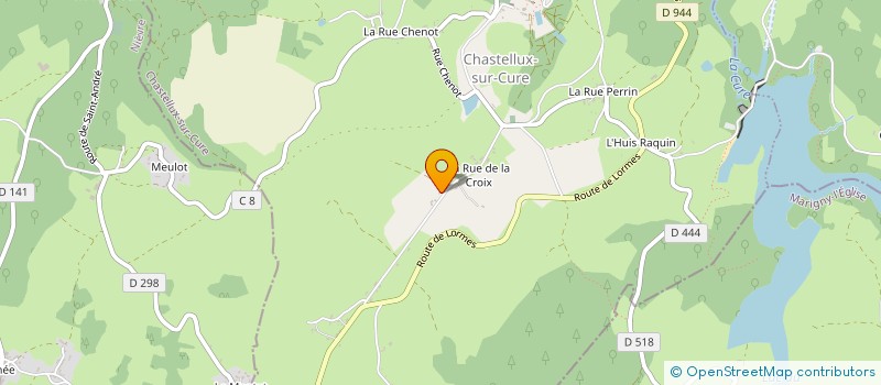 localisation de l'entreprise MONSIEUR EDDY LEICHNIG  CHASTELLUX-SUR-CURE